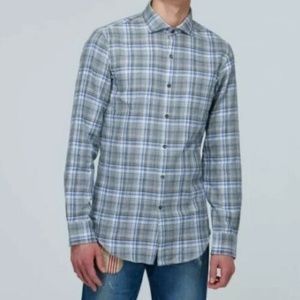 NWT Polo Ralph Lauren Slim Fit Brownstone Flannel Shirt M Gray Plaid Mytheresa